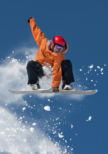 Snowboarder Home Home Image