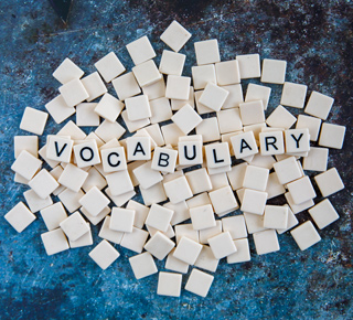 KS1 Vocabulary Illustration – Scrabble Pieces
