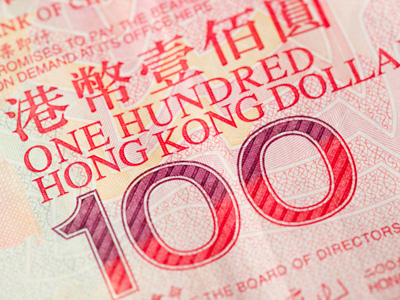 One hundred Honk Kong dollars