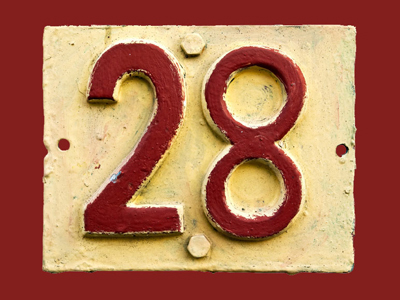 The house-number 28