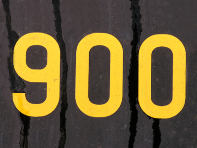 The number 900