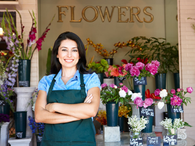 Female florist