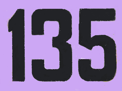 The numbers 1, 3 and 5 on a purple background
