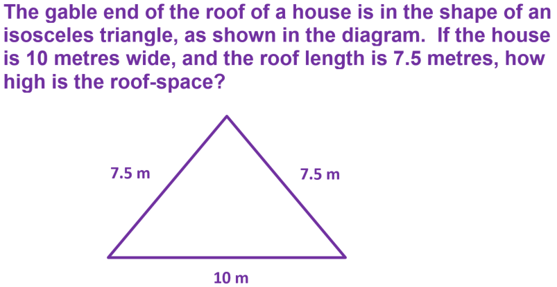 GCSE pythagoras theorem - right-angled triangles