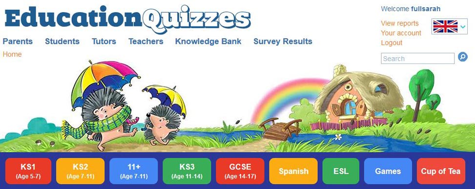 Banner Image Hedgehogs With Umbrellas