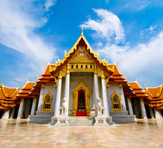 A beautiful Buddhist temple
