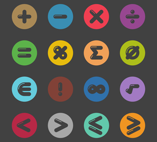 Illustration for KS3 Maths Tables – Symbols on Circles!
