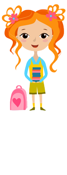 Schoolgirl At KS2 Carrying Books