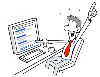 Teacher Looking Very Happy Cartoon