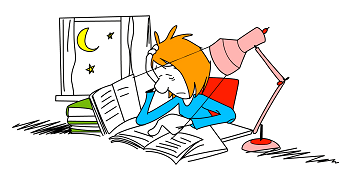 Teacher Looking Under Pressure Cartoon