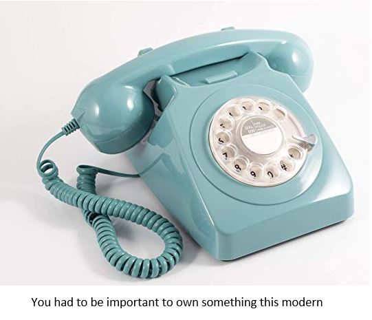 Photograph of an old Phone