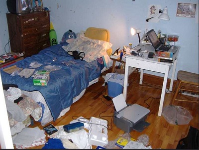 An Untidy Bedroom
