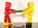 Illustration of two AI chatbots, representing Google Gemini and ChatGPT in a friendly, futuristic digital environment.