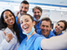 Group of dentists smiling at camera