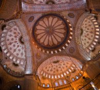 Interior of a stunningly beautiful mosque